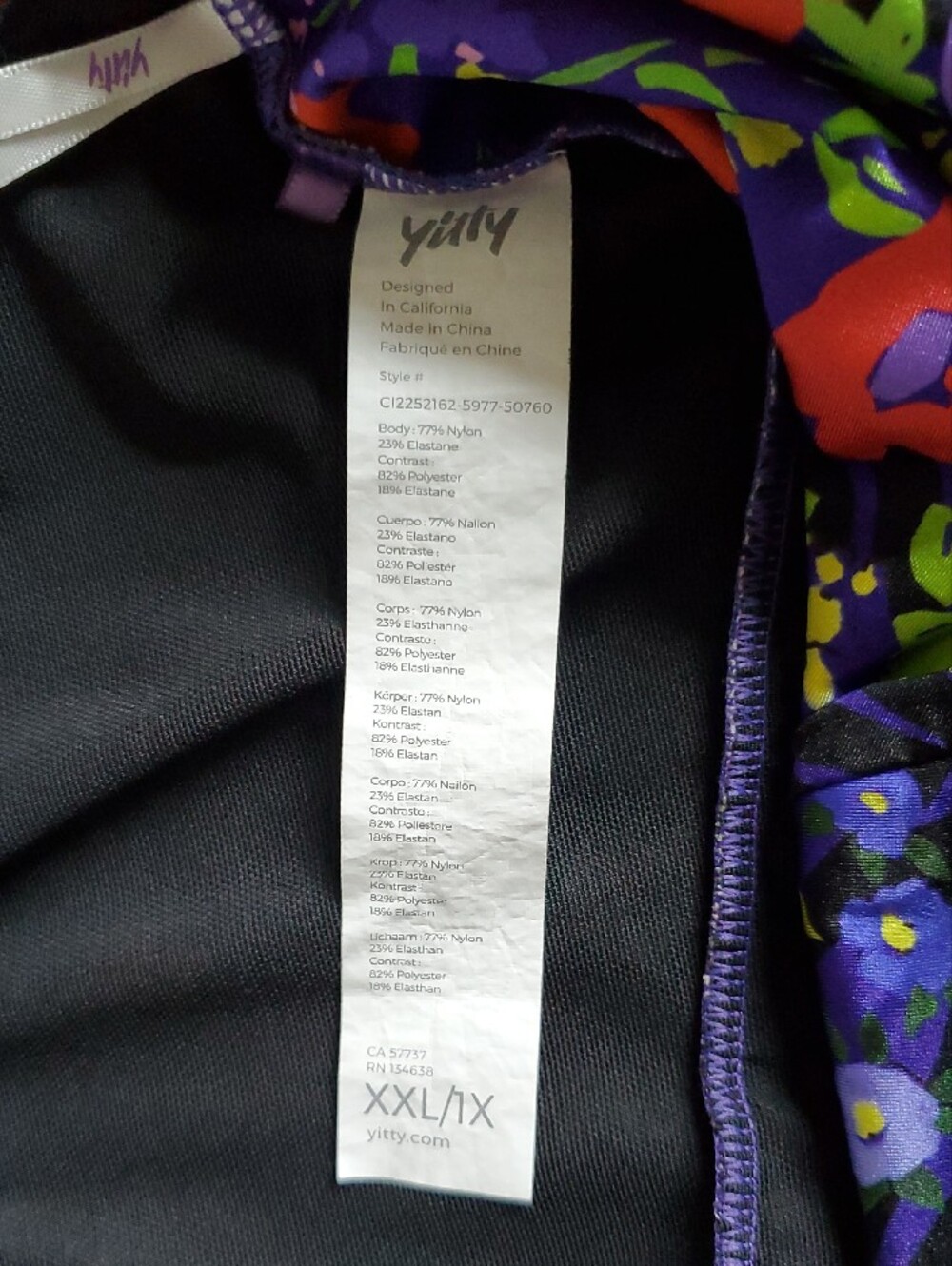 YITTY Headliner Shaping Catsuit Fabletics Womens 1X Jumpsuit - Picture 5 of 6